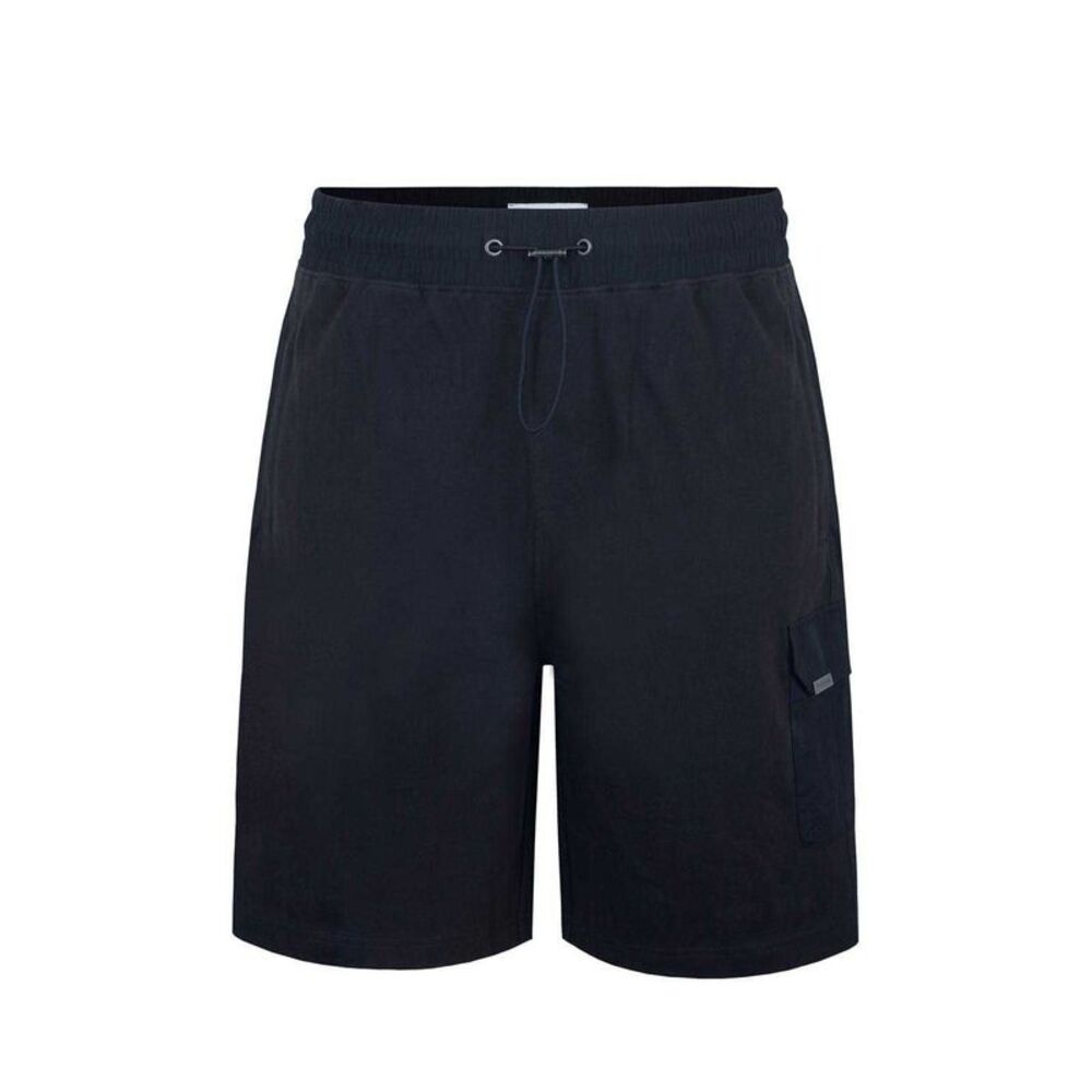 Firetrap Mens Omega Cotton Cargo Shorts / Black